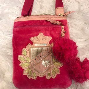 Vintage Juicy Couture Velvet Sequence Crossbody